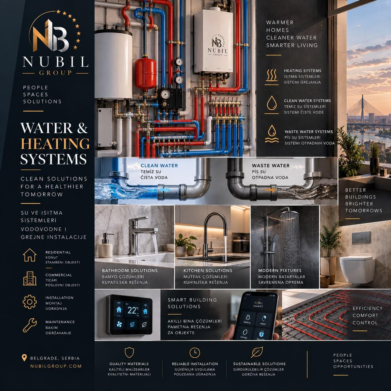 NUBIL GROUP su ve ısıtma sistemleri hizmet görseli